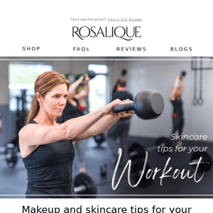 Makeup & skincare tips for your workouts 🏃‍♀️