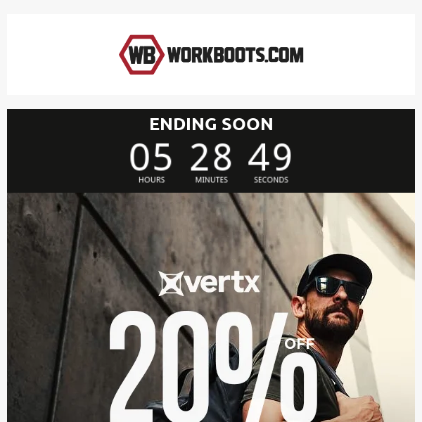 This 20% off Vertx sale ends 🔜