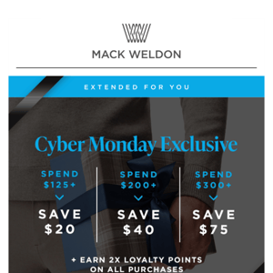 Extended just for you! Up to $75 off the whole site.