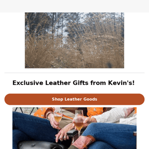 Exclusive Leather Gifts from Kevin's