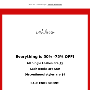 🛍 Runnn... It's A $5 Lash Sale 🛍