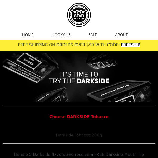 make your way to the DARKSIDE!