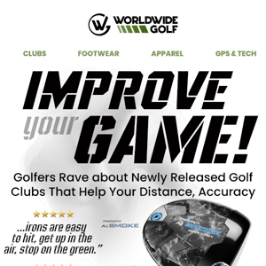 Elevate Your Golf Game with Our Game Improvement Clubs!