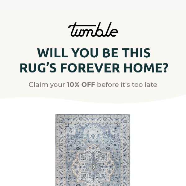 Don't let the rug slip out from under you...