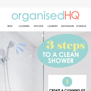 Tired of mould and soap scum in your shower?