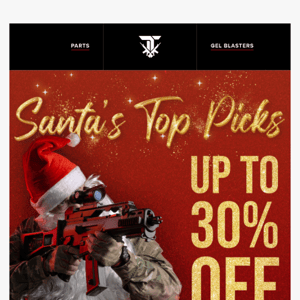 Santa’s Top Picks 🎅 Up to 30% OFF Sitewide! 🎄