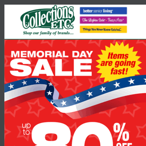 Up to 80% Off Memorial Day Sale: Shop Now for Unbeatable Deals