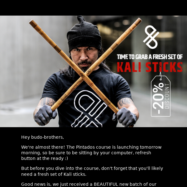 🔥 Rattan Kali Sticks Back In Stock!