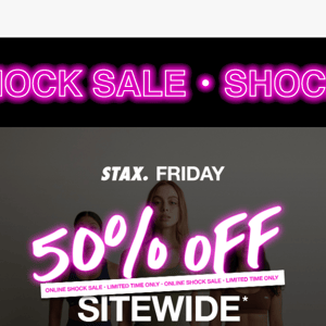 Stax AU, Your Favourite Colour Is 50% Off RN 🛍️