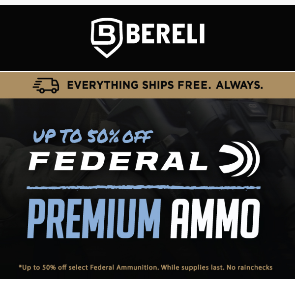 🔛 Huge Discounts This Way! FEDERAL Premium Ammo Sale 🏷️