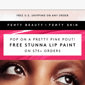 Pop on Stunna Lip Paint for FREE