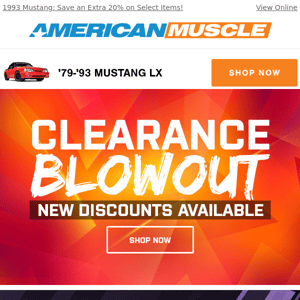 💥 Clearance Blowout Continues 💥