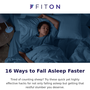 😴 How to get your best night's sleep every night