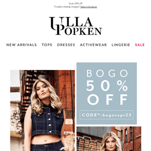 BOGO Denim on tap at Ulla