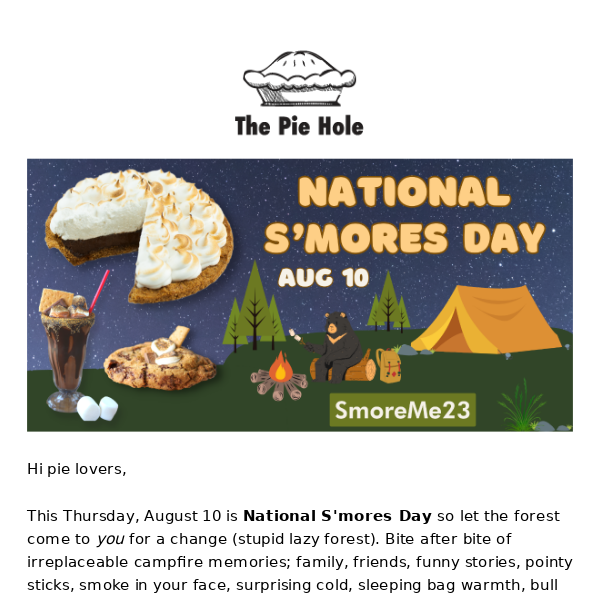 National S'mores Day 🏕️🔥🍫🥧