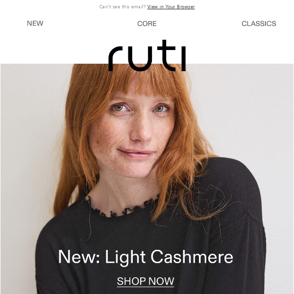 Cashmere for All Year Round - Ruti