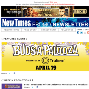 Don't Miss Buds-A-Palooza & More!