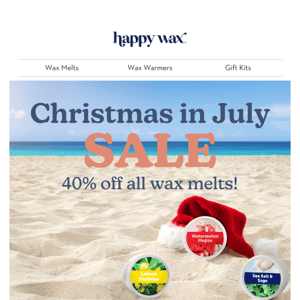 Christmas in July 🎄 40% off ALL Wax Melts