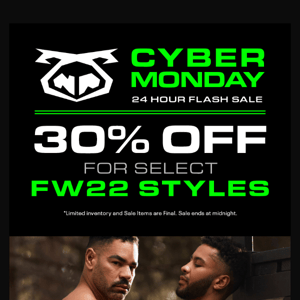 CYBER MONDAY- 30% OFF SEASONAL ITEMS