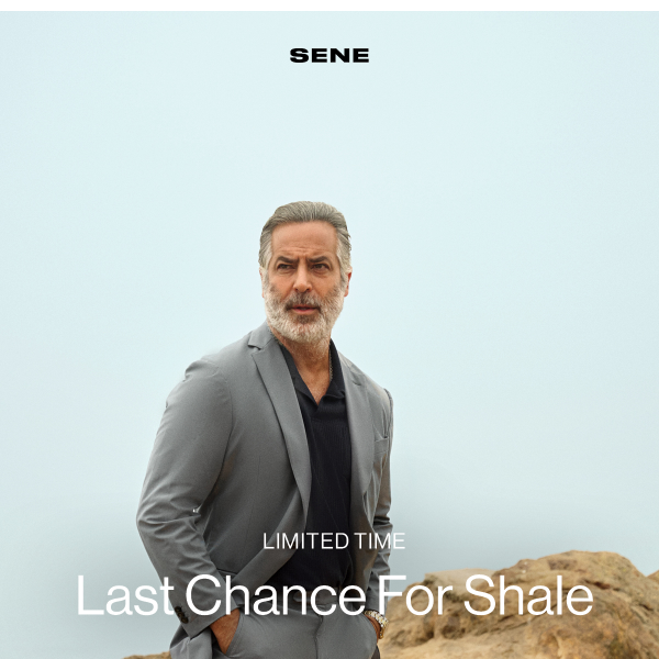 WARNING: Sene, Shale Is Almost Gone.