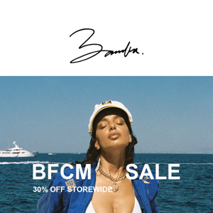 BFCM Early Access! 30% OFF for BAMBA MEMBERS 🖤