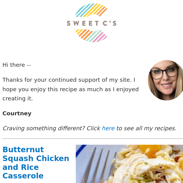 Butternut Squash Chicken and Rice Casserole