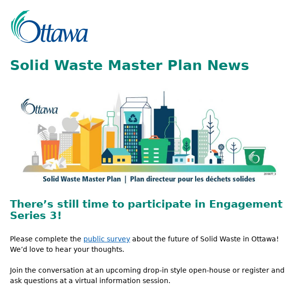 Solid Waste Master Plan Update: Engagement Series 3