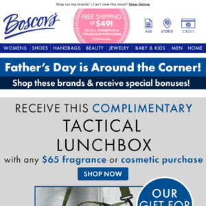 FREE* Gifts With Your Fathers Day Beauty Purchases!