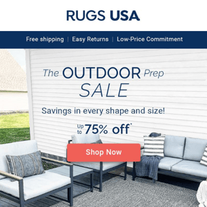 Patio Rugs as low as $31!