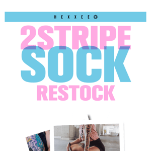 2Stripe Socks Are Back In Action! 💥