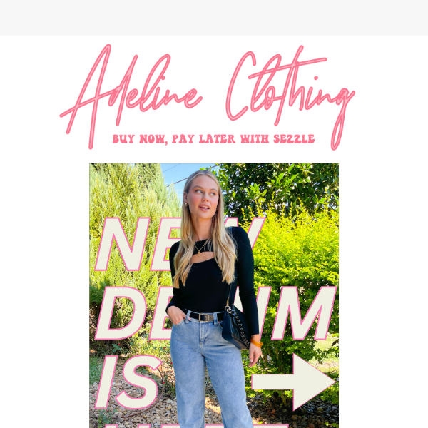Unveiling Dreamy Denim Drop at Adeline Clothing Boutique 👖☁️