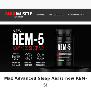 Say Hello to REM-5 Advanced Sleep Aid!