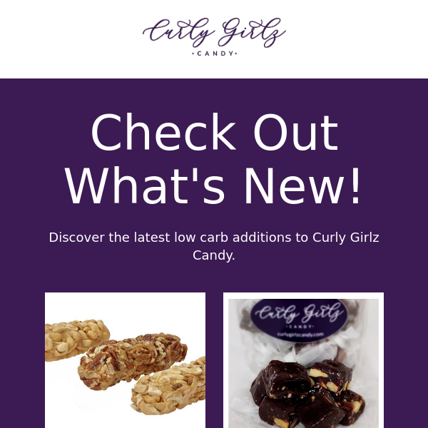 Get Hooked on Our New Low Carb Treats!