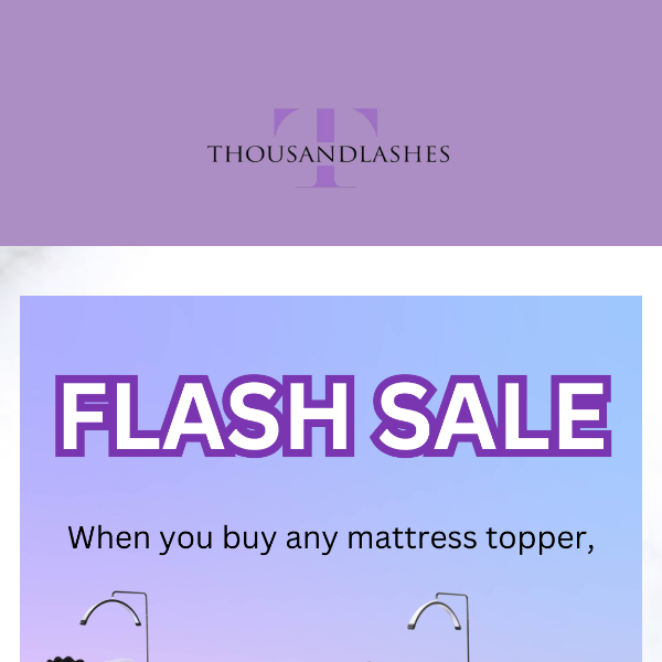 ✨ FREE Blanket with Mattress Topper Purchase ✨