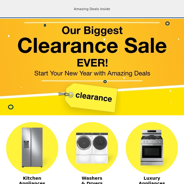 Our Biggest Clearance Sale EVER!