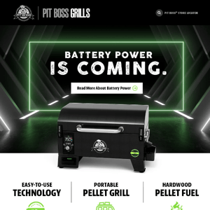 Get Ready To Grill - Anywhere. 🔋⚡