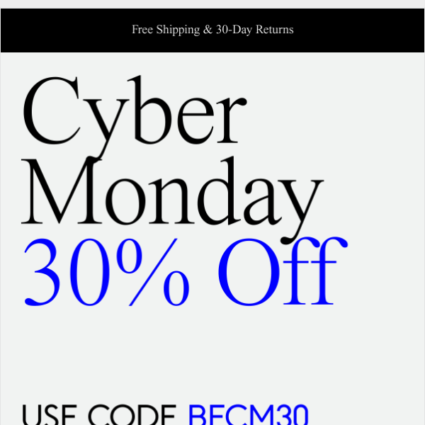 Cyber Monday: 30% Off Frames Starting at $90