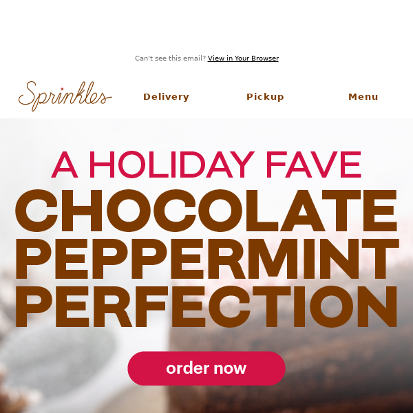 🎄 Chocolate Peppermint bliss: a Christmas must-have!