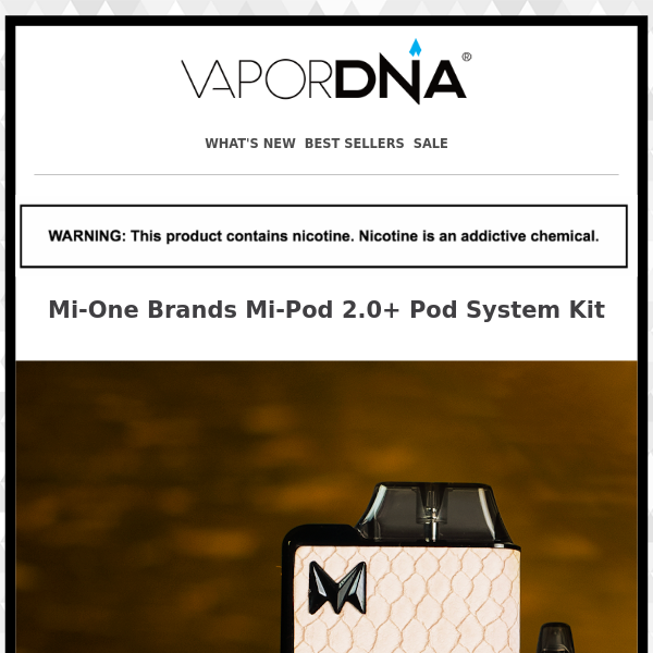 MI-One Brands Mi-Pod 2.0+ System is here!