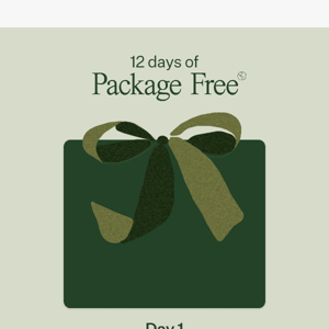 12 days of Package Free.