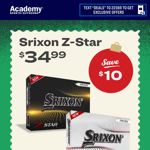 SAVE $10: Srixon Z-Star Golf Balls 12-pk.
