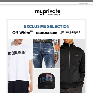 ⚡ Dsquared2, Off-White & Palm Angels: Exclusive Selection