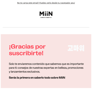 ¡Bienvenid@ a MiiN! Aquí tienes tu 10% de descuento ❤️