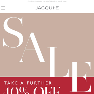 Take A Further 40% Off Sale Styles!