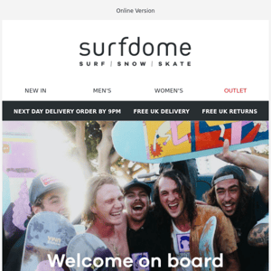 Welcome to Surfdome! Drop into the adventure 🏄‍