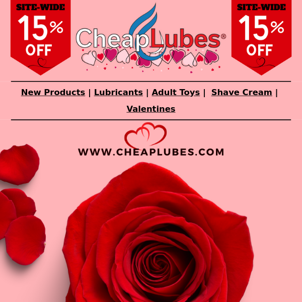 Love More, Save More: 15% Off Site-Wide at CheapLubes!