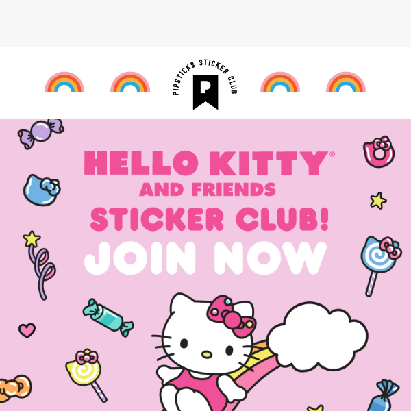 🥰 Beat those post Xmas blues > Hello Kitty sticker magic! 🥰
