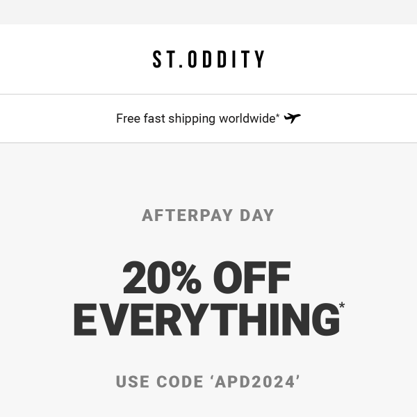@st.oddity mentioned you in a sale