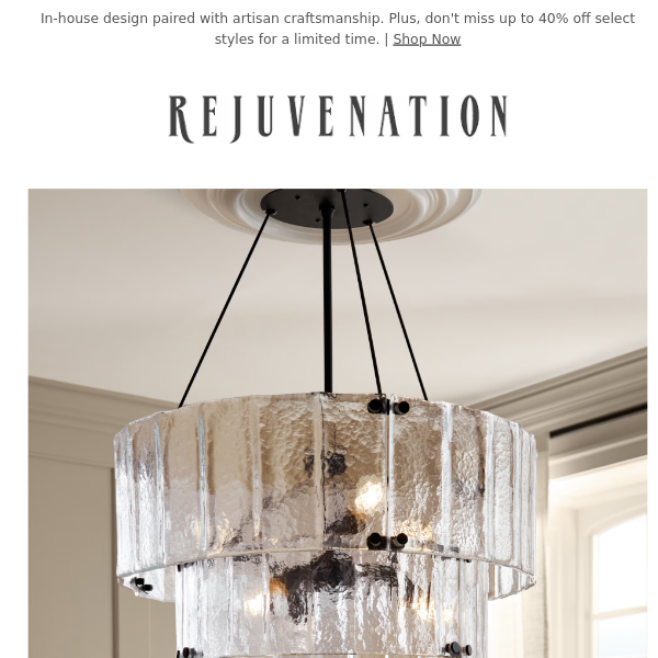 NEW: Spotlight on our Willamette Chandelier