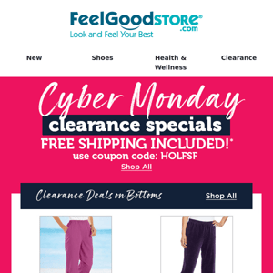 Cyber Monday Shopping 🖱️ Shop all Clearance 